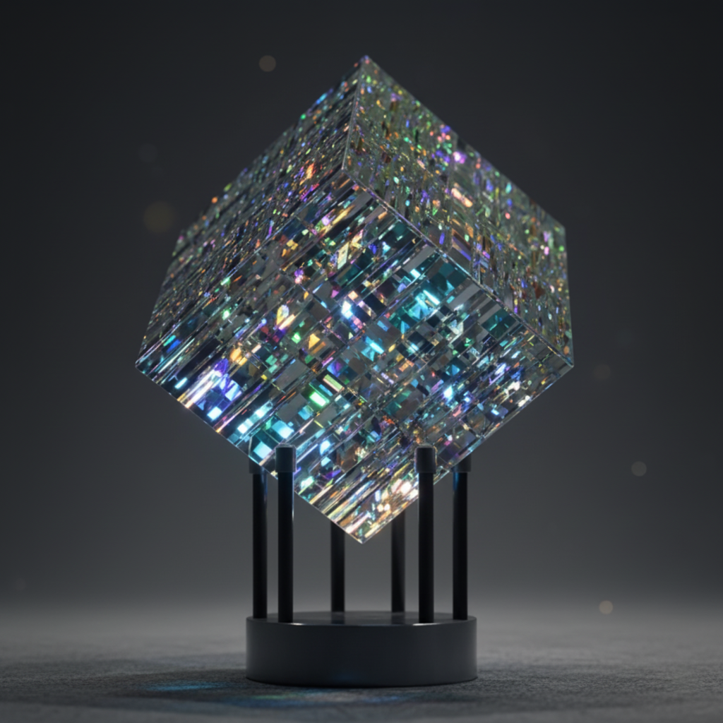 Crystal Rainbow Refraction Art | Modern Desk Decor Piece for Stunning Ambiance