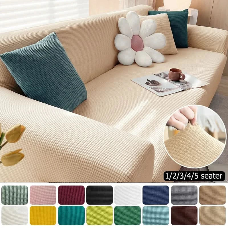 CushionWrap | Waterproof Sofa Cover with Non-Slip Elastic Fit | Stain-Resistant Slipcover for Ultimate Protection and Style