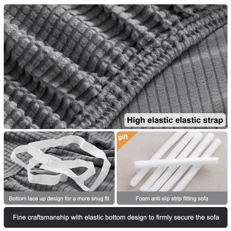 CushionWrap | Waterproof Sofa Cover with Non-Slip Elastic Fit | Stain-Resistant Slipcover for Ultimate Protection and Style