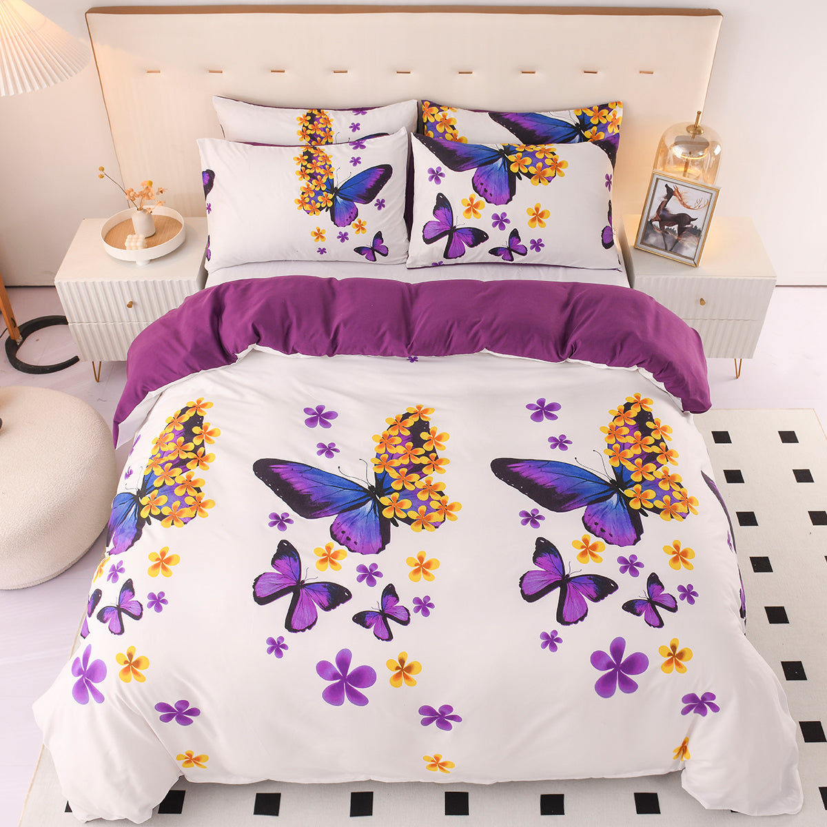 Dreamscape | Bedding Set with Abstract Geometric Design | Soft Fabric for Stylish Comfort