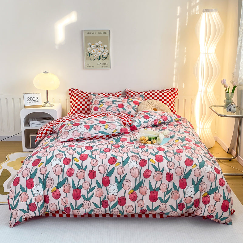 Dreamscape | Bedding Set with Abstract Geometric Design | Soft Fabric for Stylish Comfort