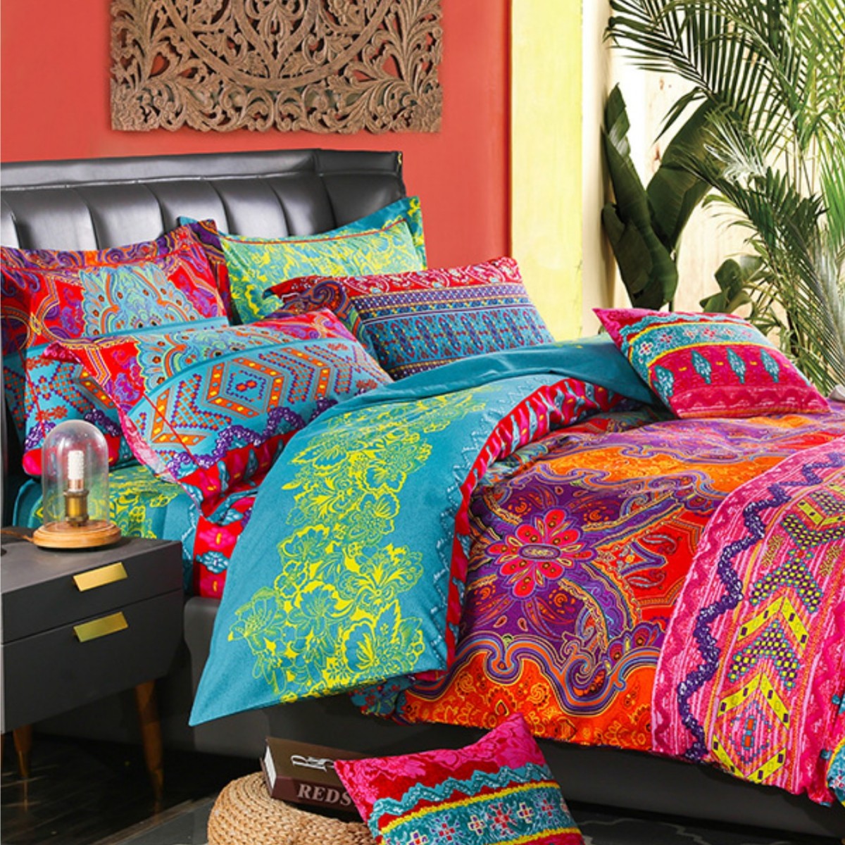 Dreamscape | Bedding Set with Abstract Geometric Design | Soft Fabric for Stylish Comfort