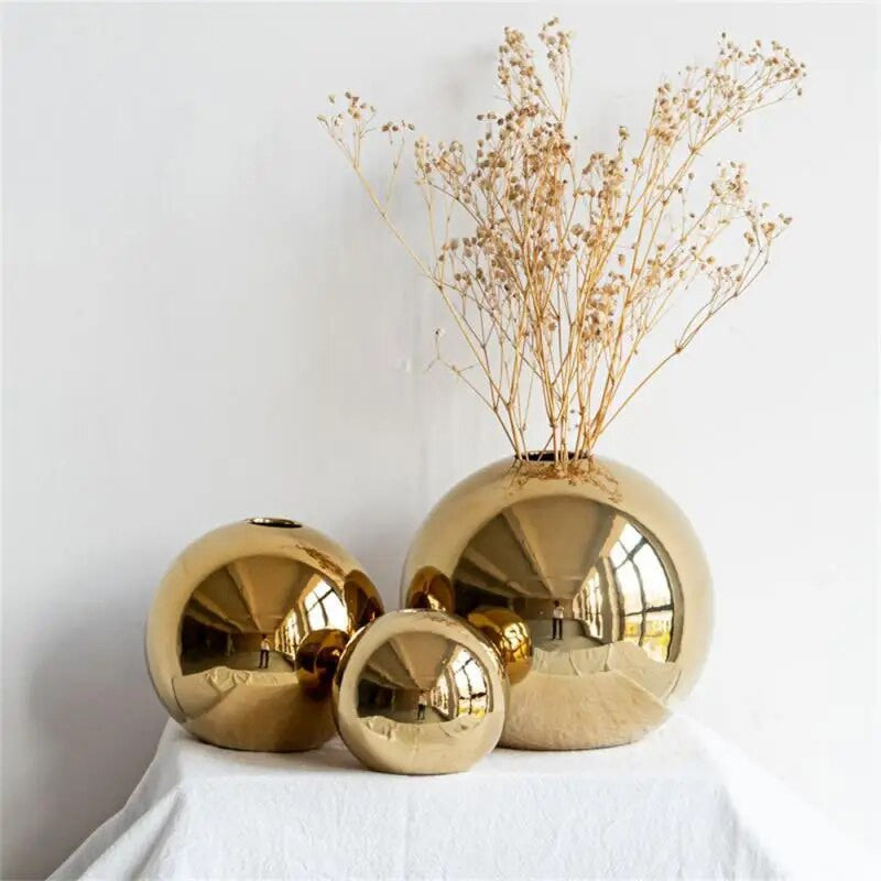 Elegant Ceramic Flower Vase with Exquisite Craftsmanship | Perfect for Home Decor