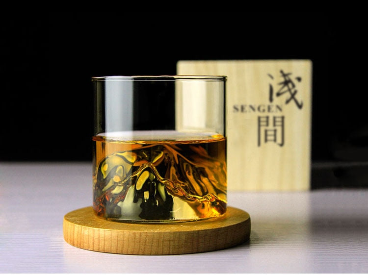 Elegant Crystal Whiskey Glass | Japanese Design with 250 mL Capacity | Perfect Drinking Glassware for Sake and Everyday Use