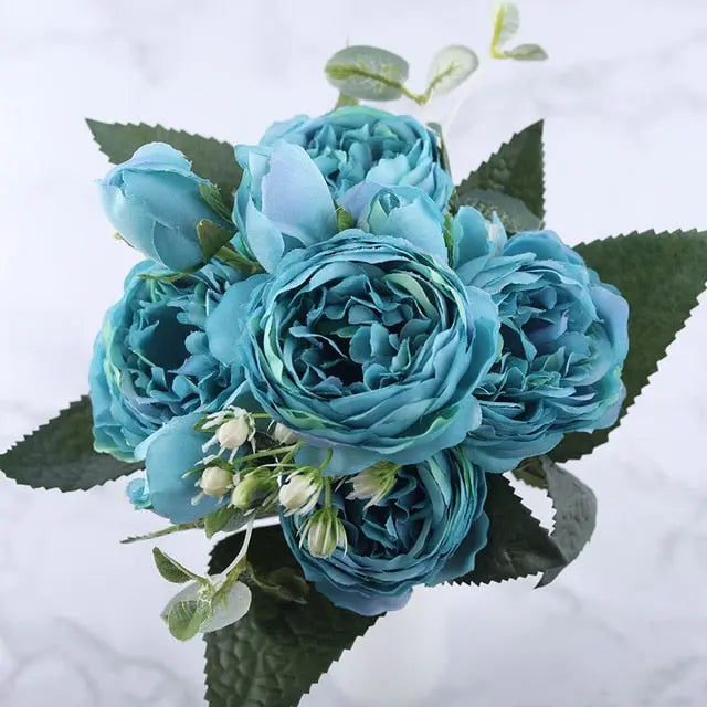 Elegant Floral Collection | Silk Flower Bouquet with Realistic Design | Perfect for Home Decor and Events