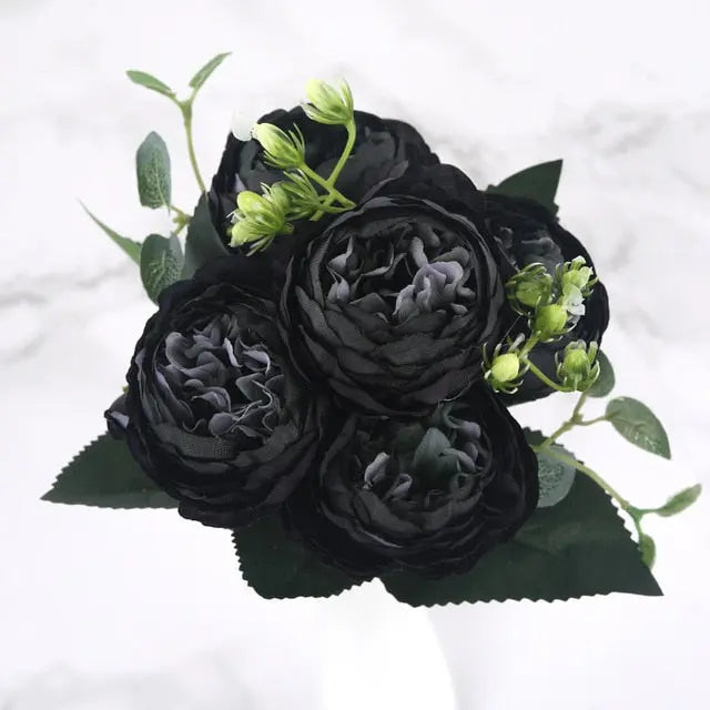 Elegant Floral Collection | Silk Flower Bouquet with Realistic Design | Perfect for Home Decor and Events