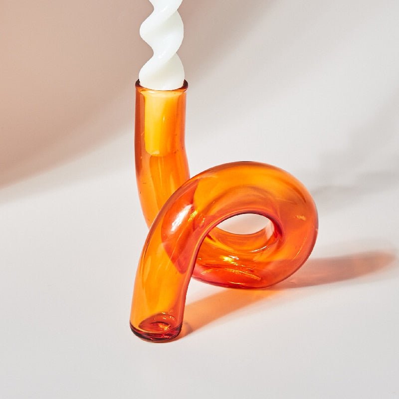 Elegant Glass Candle Holder with Unique Design for Stunning Home Decor