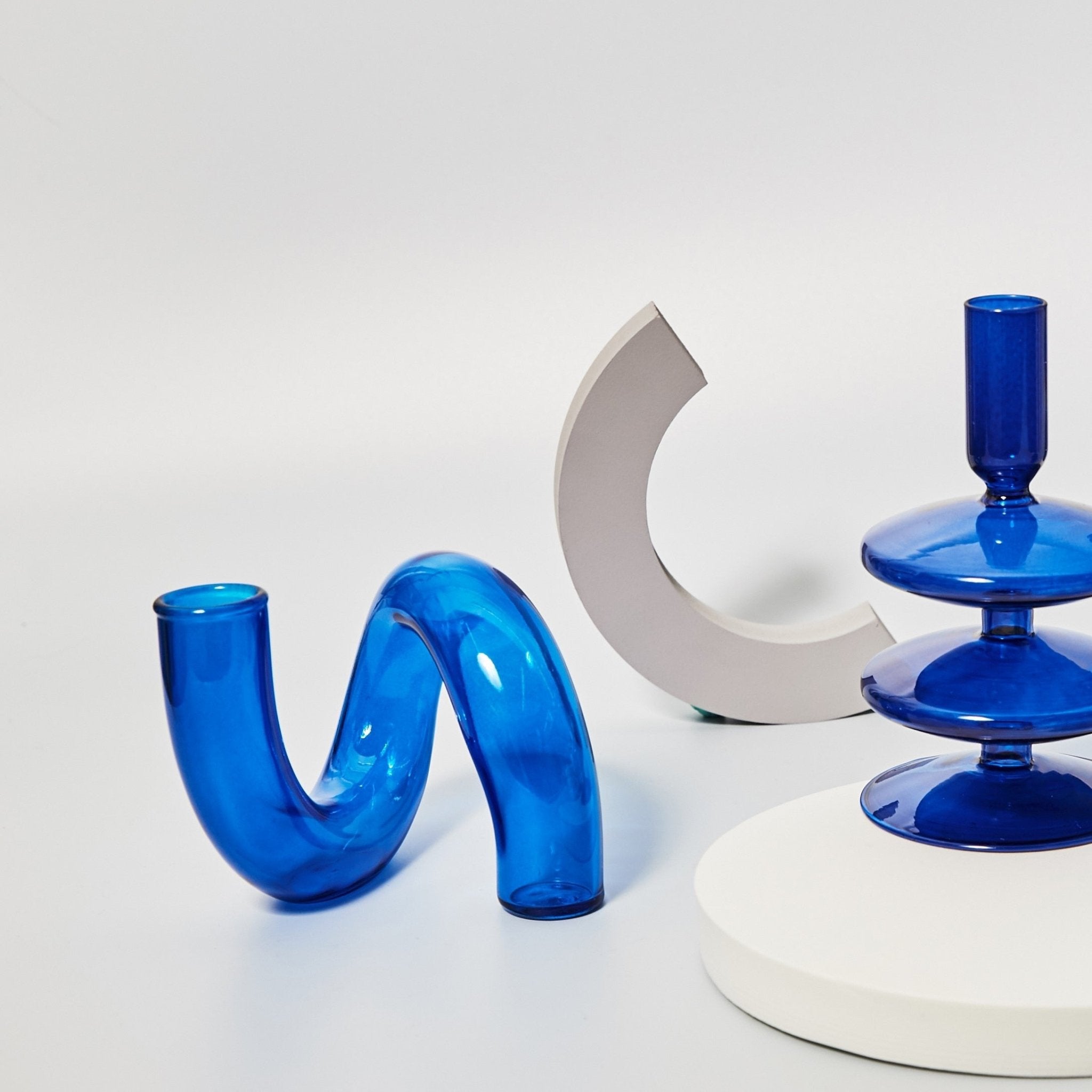 Elegant Glass Candle Holder with Unique Design for Stunning Home Decor