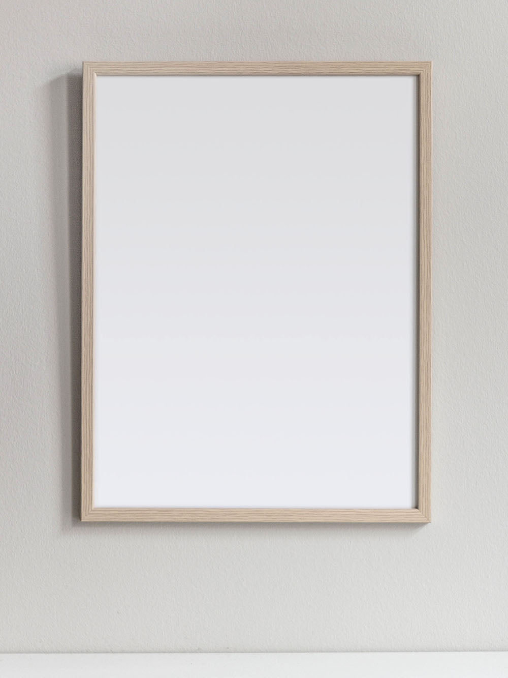 Elegant Oak Picture Frame with Glass Protection | Versatile Display for Posters