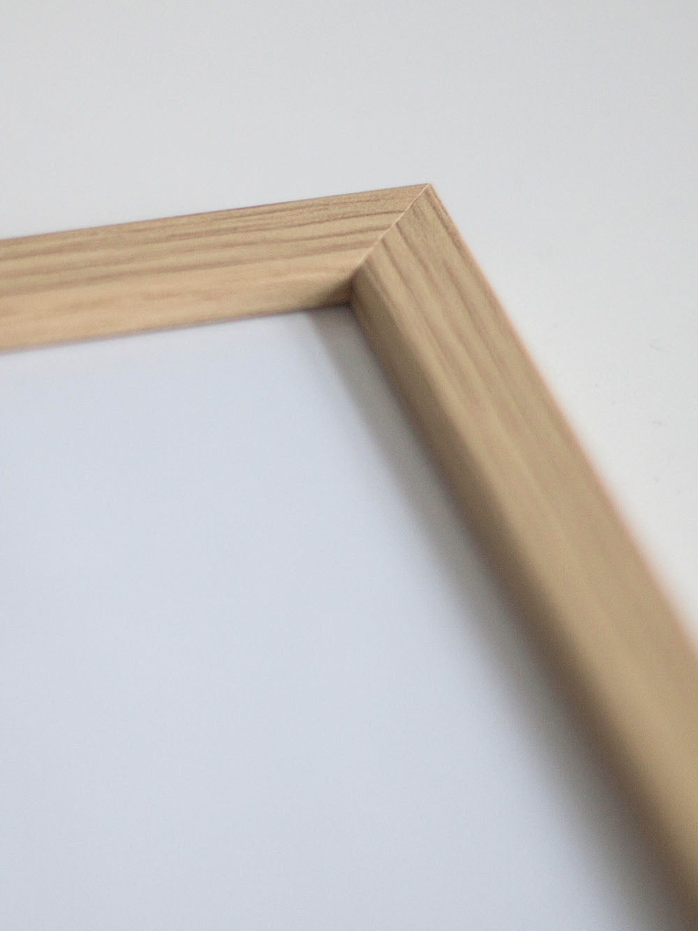 Elegant Oak Picture Frame with Glass Protection | Versatile Display for Posters