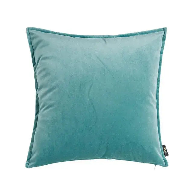 Elegant Velvet Cushion Cover with Hidden Zipper & Soft Texture for Cozy Home Decor