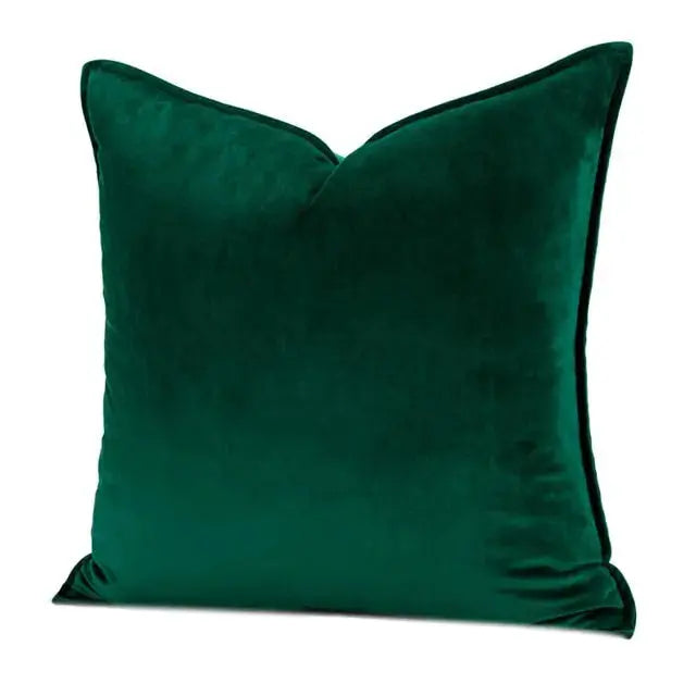 Elegant Velvet Cushion Cover with Hidden Zipper & Soft Texture for Cozy Home Decor