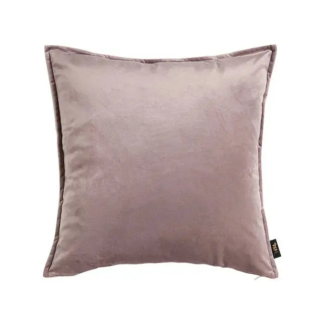 Elegant Velvet Cushion Cover with Hidden Zipper & Soft Texture for Cozy Home Decor