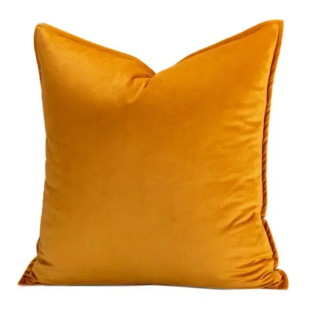 Elegant Velvet Cushion Cover with Hidden Zipper & Soft Texture for Cozy Home Decor