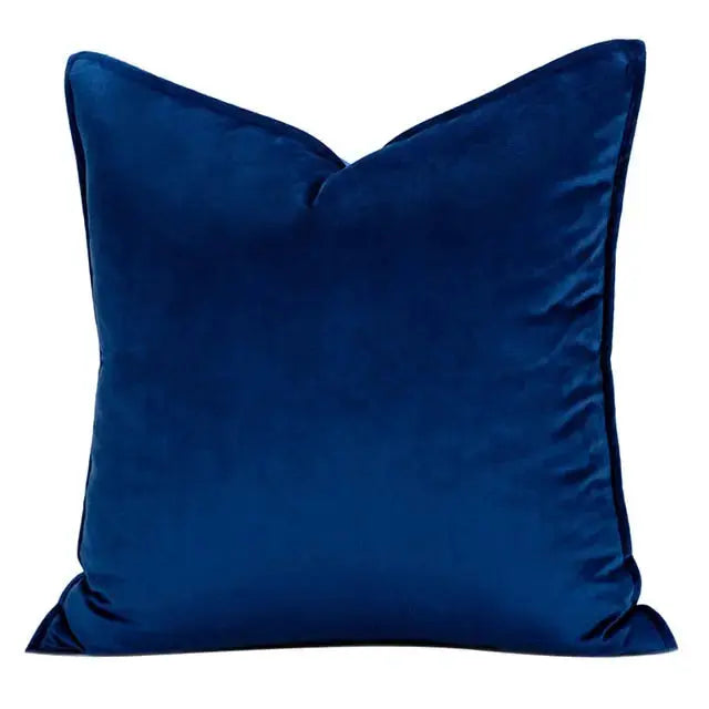 Elegant Velvet Cushion Cover with Hidden Zipper & Soft Texture for Cozy Home Decor