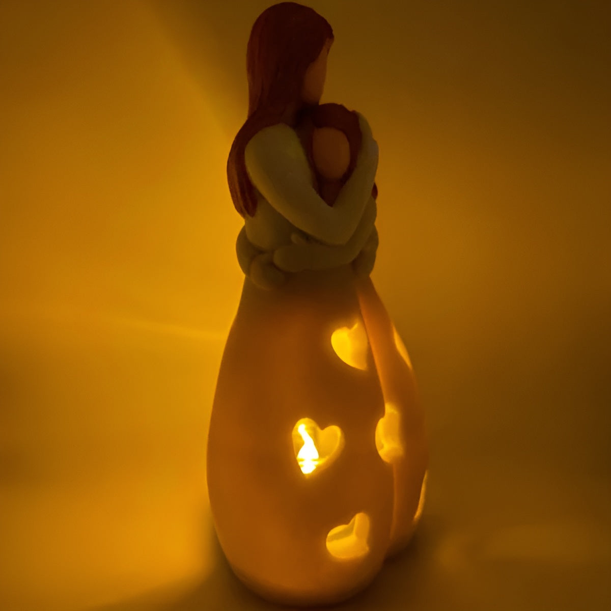Embrace Glow | Candle Holder with Timeless Ceramic Design | Elegant Home Decor for Cherished Moments