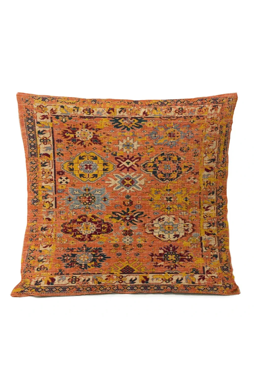 Ethnic Tribal Pillowcase | Cotton-Linen Blend with Unique Design | Stylish Accent for Home Decor