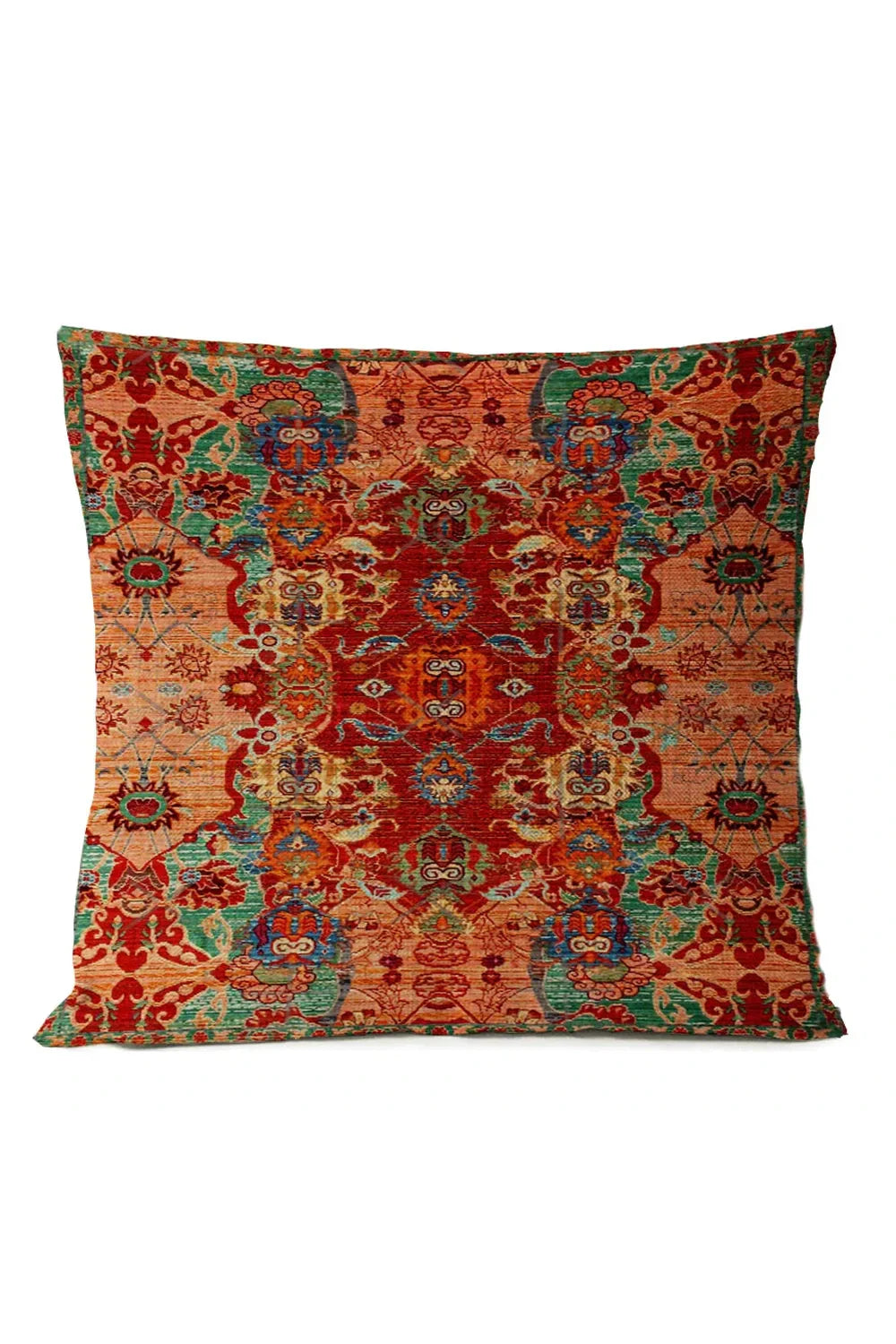 Ethnic Tribal Pillowcase | Cotton-Linen Blend with Unique Design | Stylish Accent for Home Decor