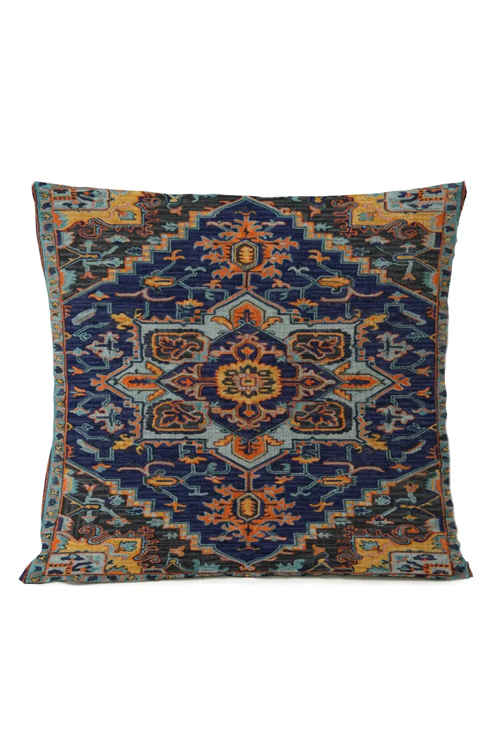 Ethnic Tribal Pillowcase | Cotton-Linen Blend with Unique Design | Stylish Accent for Home Decor