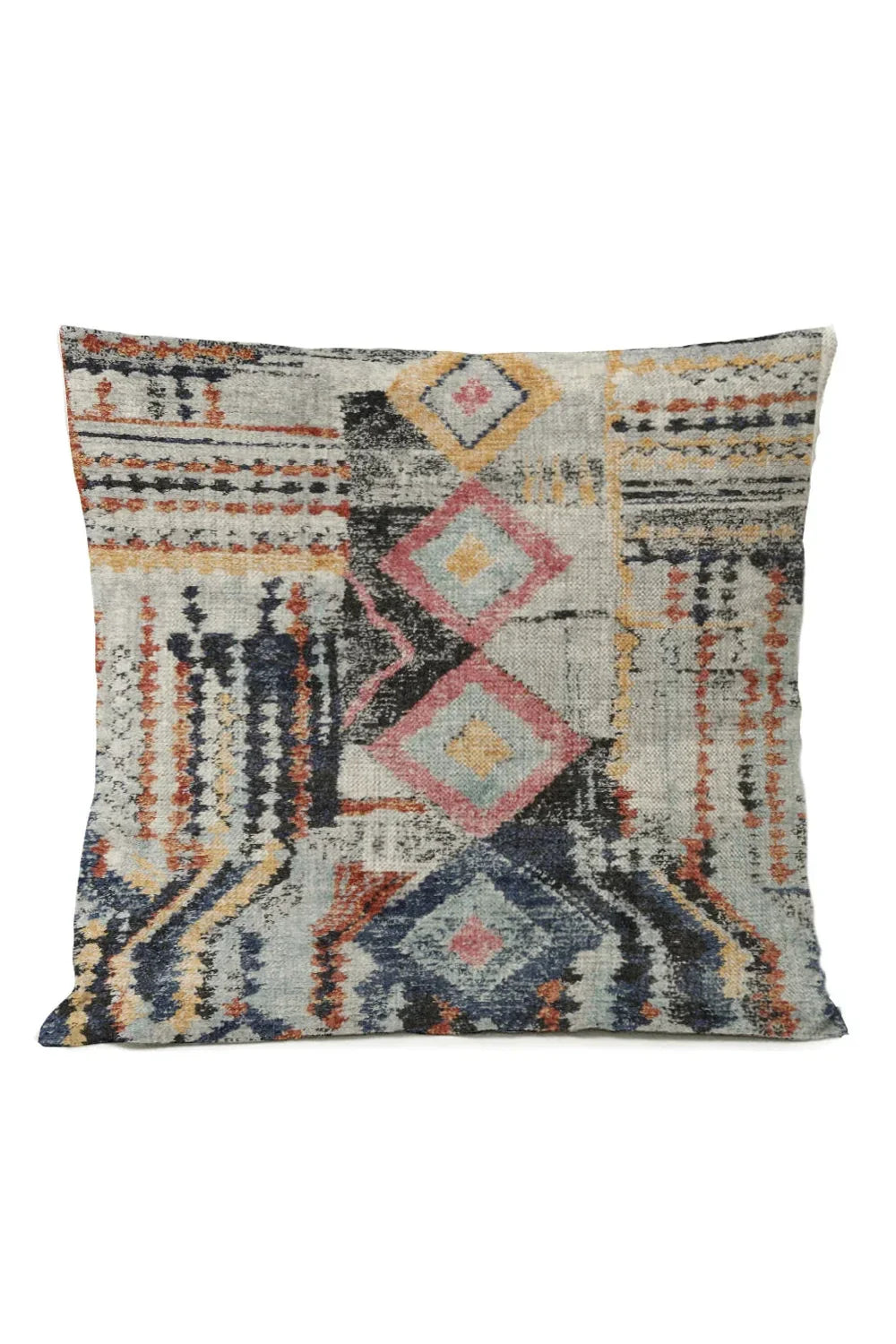 Ethnic Tribal Pillowcase | Cotton-Linen Blend with Unique Design | Stylish Accent for Home Decor