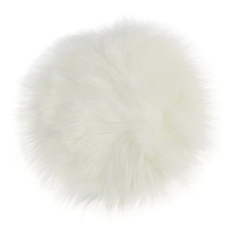 Faux Fur Seat Cushion | Plush Comfort for Chairs & Stylish Home Decor