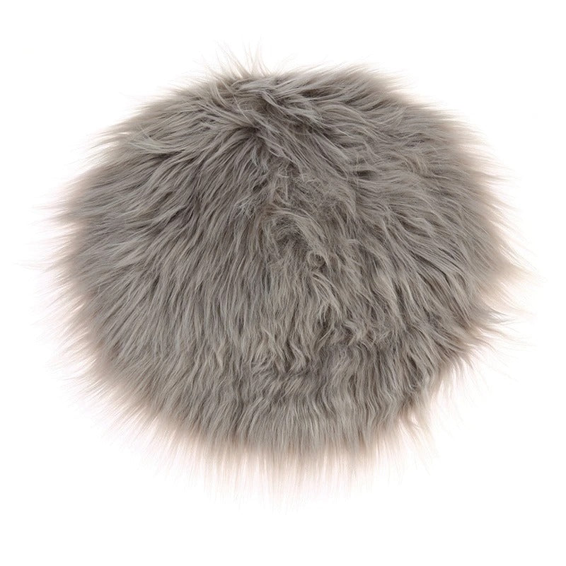 Faux Fur Seat Cushion | Plush Comfort for Chairs & Stylish Home Decor