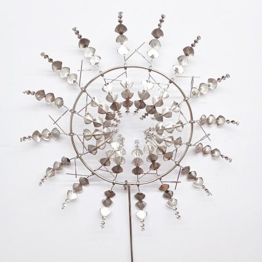 Garden Magic | Kinetic Metal Windmill with LED Lights | Enchanting Outdoor Decor for Vibrant Gardens