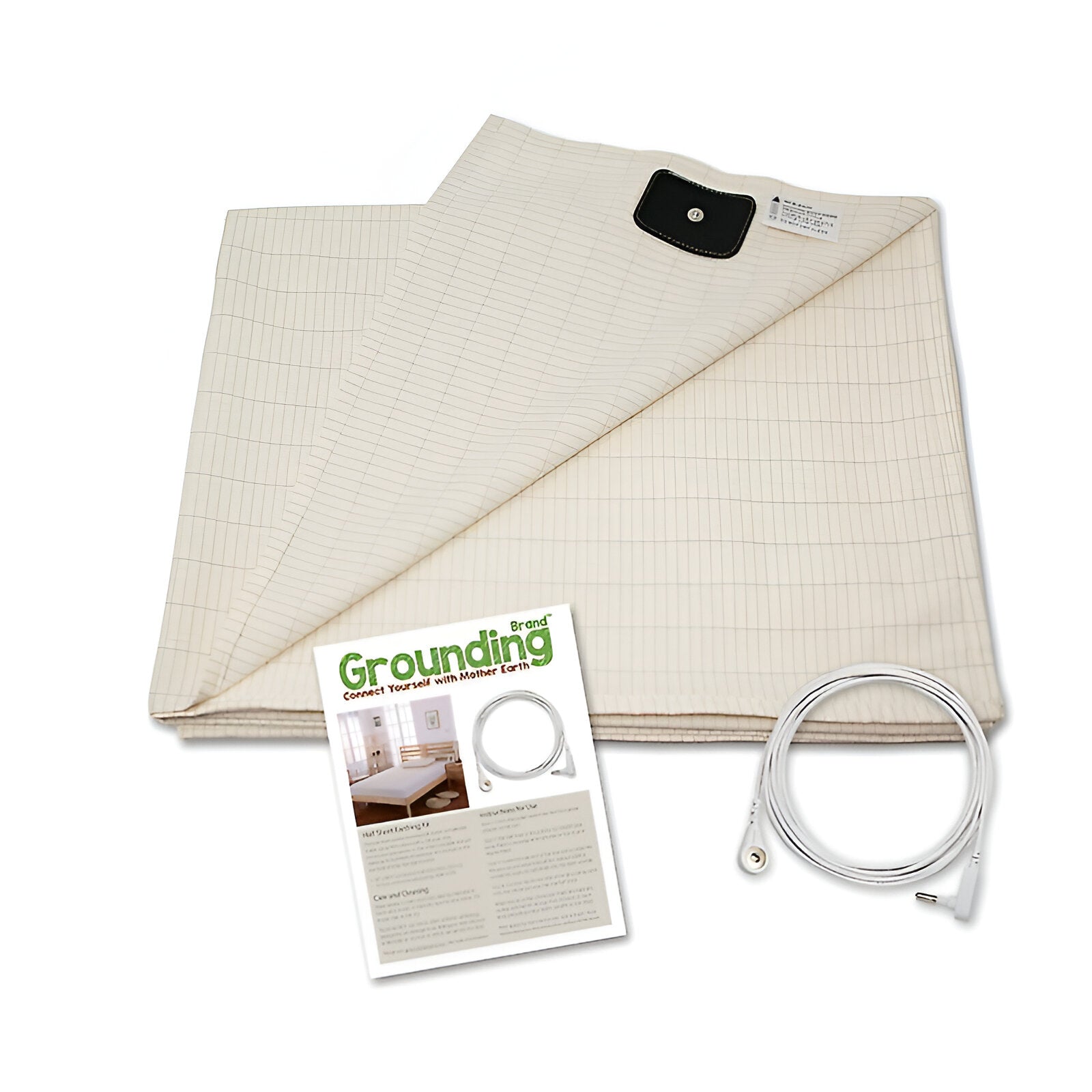 Grounding Comfort | Earthing Bed Sheet with Silver Fibers | Antimicrobial Cotton for Restful Sleep