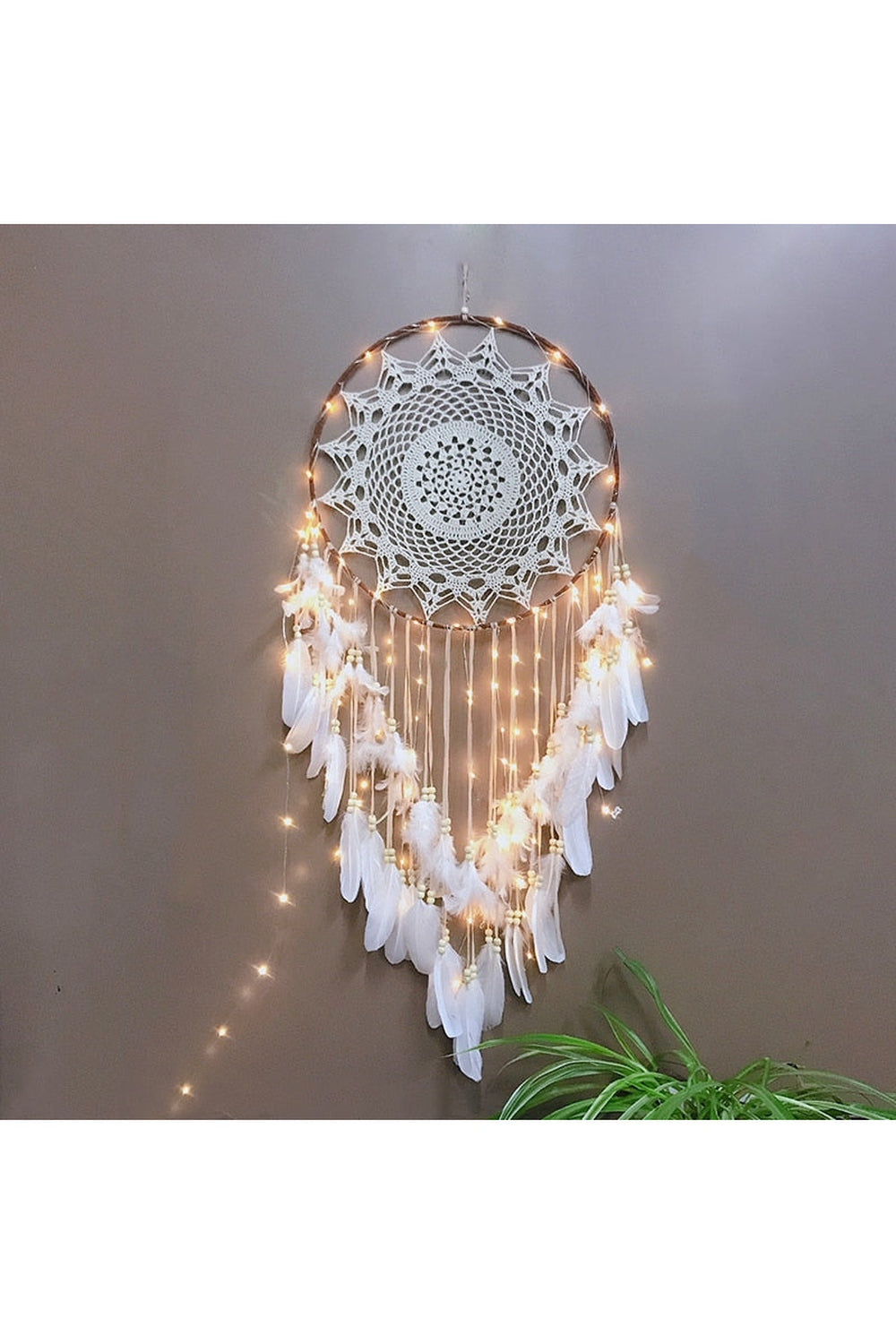 Large Wall Art Dreamcatcher | Handmade Intricate Design for Unique Wall Decor
