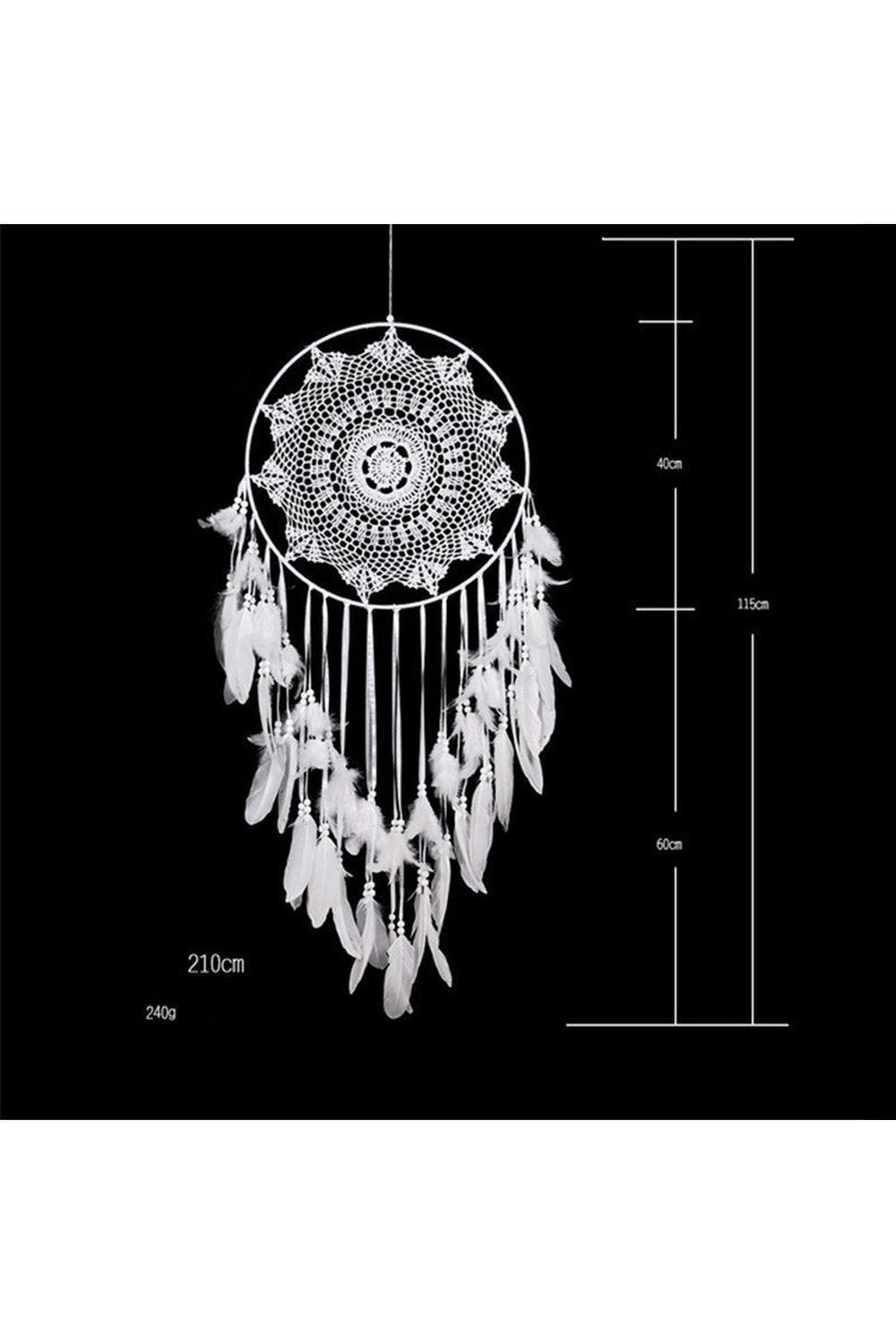 Large Wall Art Dreamcatcher | Handmade Intricate Design for Unique Wall Decor