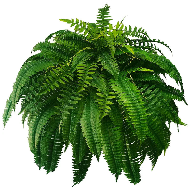 Lifelike Artificial Boston Fern Plant | UV-Resistant Faux Plant for Effortless Indoor Decor