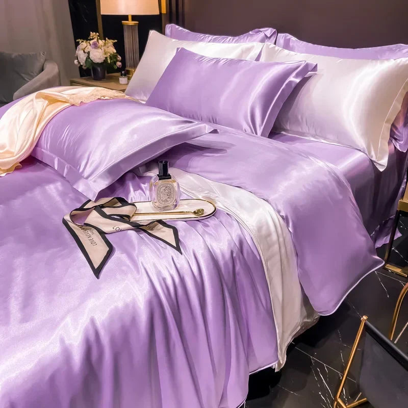 Luxurious Silk Bedding Set with Breathable Comfort | Soft Touch for Restful Sleep