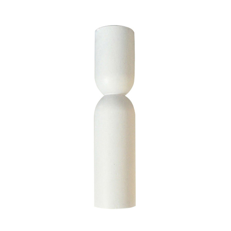 Minimalist Candle Holder | Pine Wood Design with Abstract Silhouette | Elegant Decor for Any Space