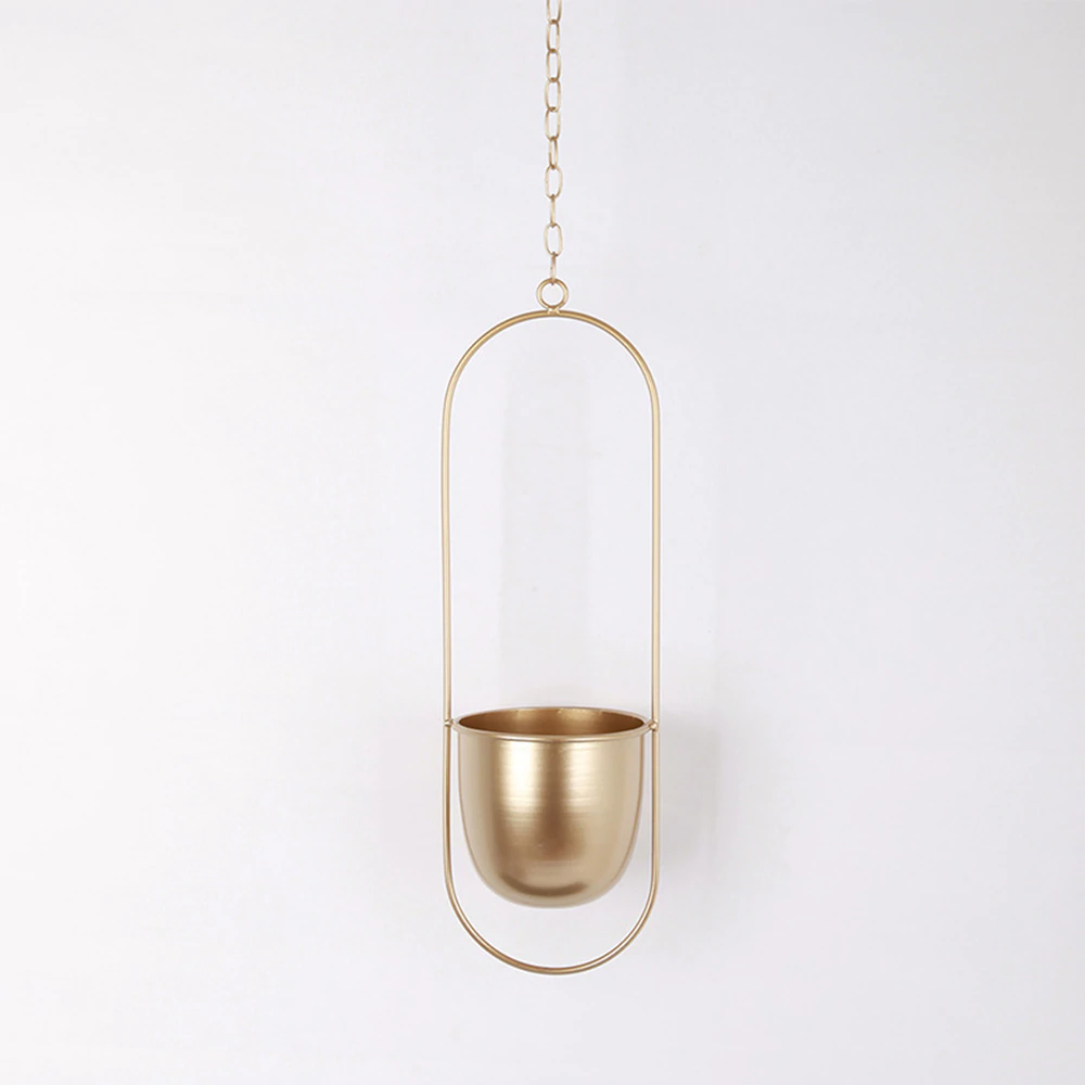 Modern Hanging Planters | Geometric Hanging Pots with Space-Saving Design | Stylish Indoor Plant Holders for Vibrant Decor