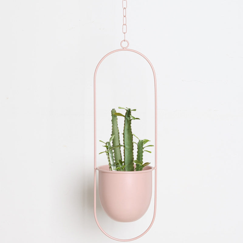 Modern Hanging Planters | Geometric Hanging Pots with Space-Saving Design | Stylish Indoor Plant Holders for Vibrant Decor