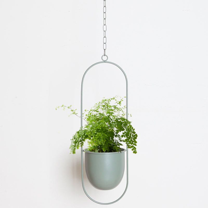 Modern Hanging Planters | Geometric Hanging Pots with Space-Saving Design | Stylish Indoor Plant Holders for Vibrant Decor