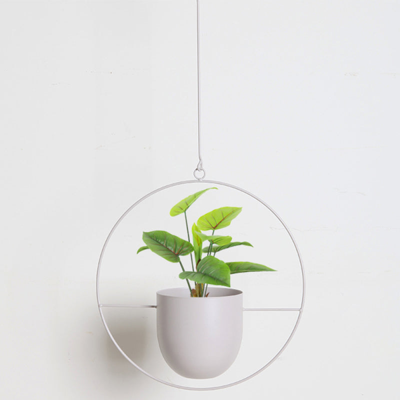 Modern Hanging Planters | Geometric Hanging Pots with Space-Saving Design | Stylish Indoor Plant Holders for Vibrant Decor