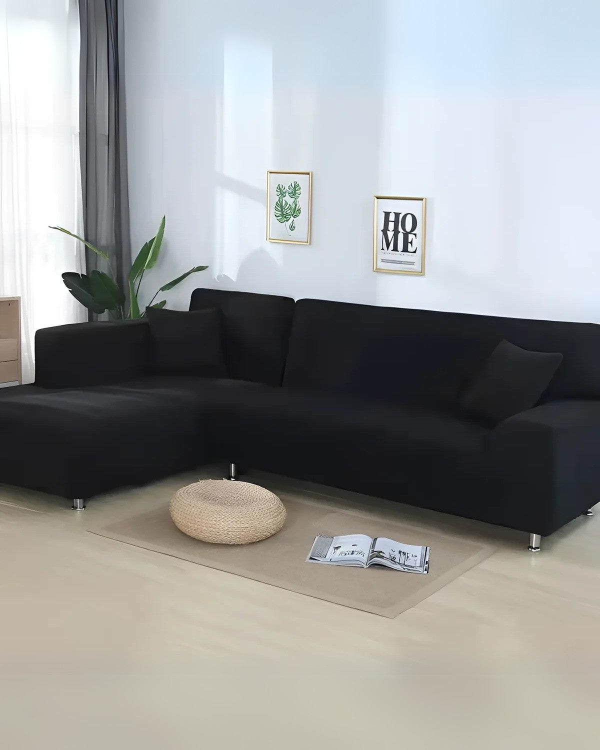 Modular Sofa Cover | Sectional Couch Covers with Tailored Fit | Soft Stretchable Fabric for Easy Installation