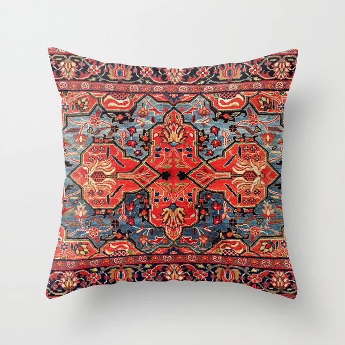 Moroccan Style Cushion Cover with Concealed Zipper | Vibrant Home Decor for Living Room & Outdoor Use