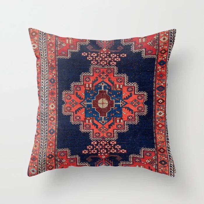 Moroccan Style Cushion Cover with Concealed Zipper | Vibrant Home Decor for Living Room & Outdoor Use