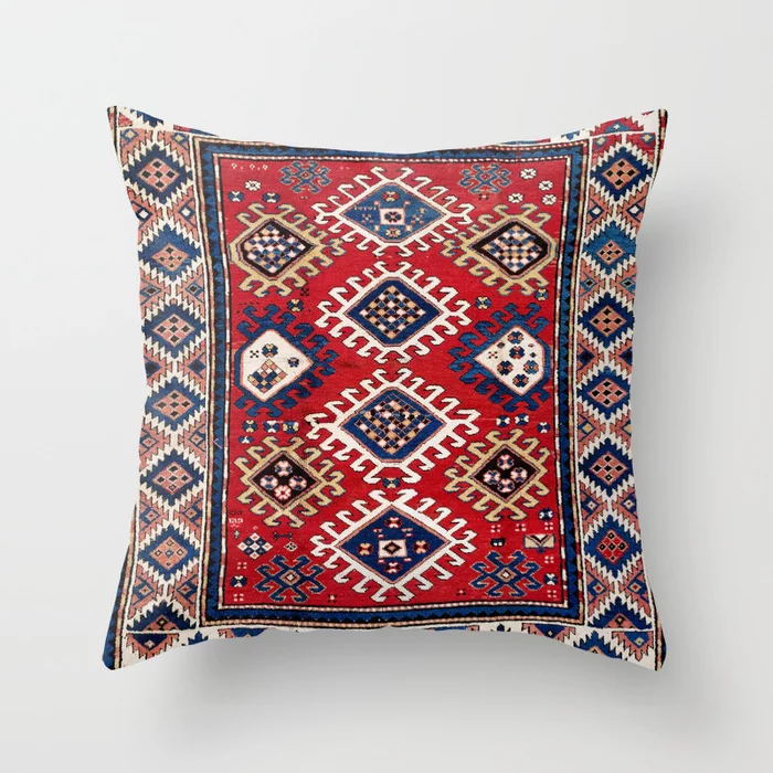 Moroccan Style Cushion Cover with Concealed Zipper | Vibrant Home Decor for Living Room & Outdoor Use
