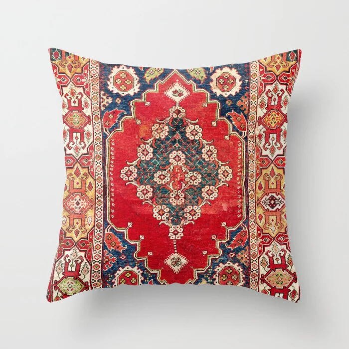 Moroccan Style Cushion Cover with Concealed Zipper | Vibrant Home Decor for Living Room & Outdoor Use