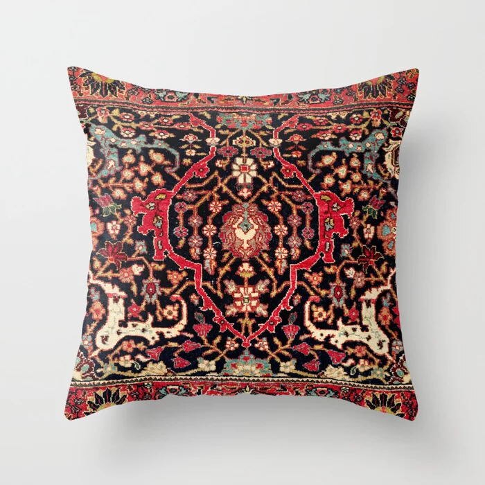 Moroccan Style Cushion Cover with Concealed Zipper | Vibrant Home Decor for Living Room & Outdoor Use