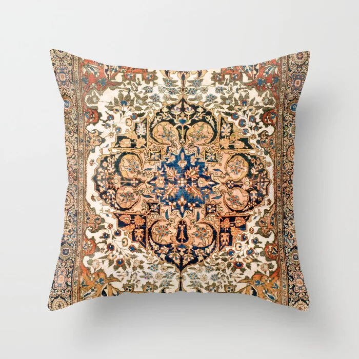 Moroccan Style Cushion Cover with Concealed Zipper | Vibrant Home Decor for Living Room & Outdoor Use