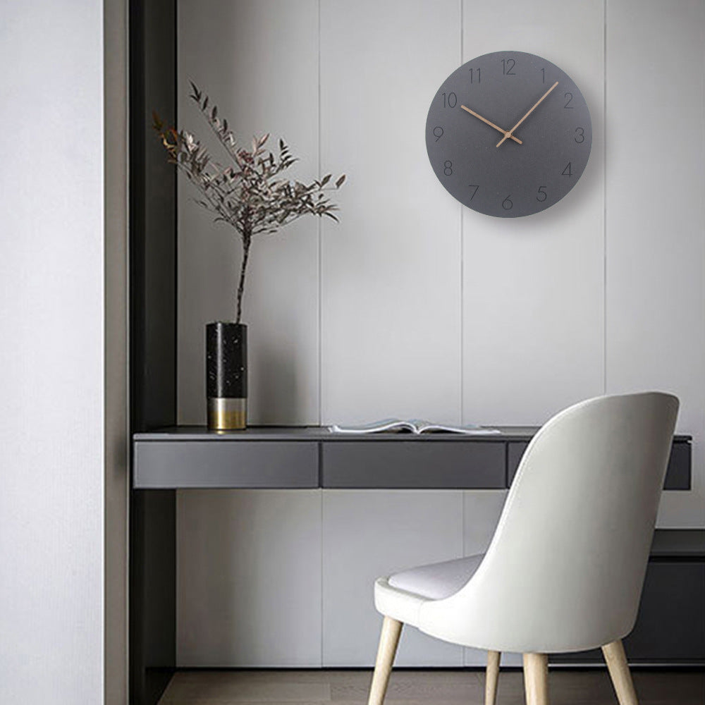 Nordic Minimalist | Modern Wall Clock with Silent Movement | Elegant Decor for Contemporary Homes