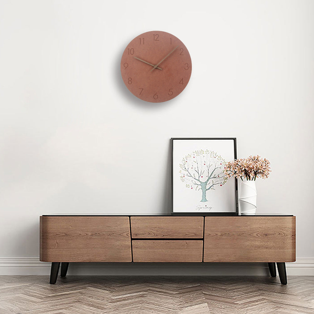 Nordic Minimalist | Modern Wall Clock with Silent Movement | Elegant Decor for Contemporary Homes