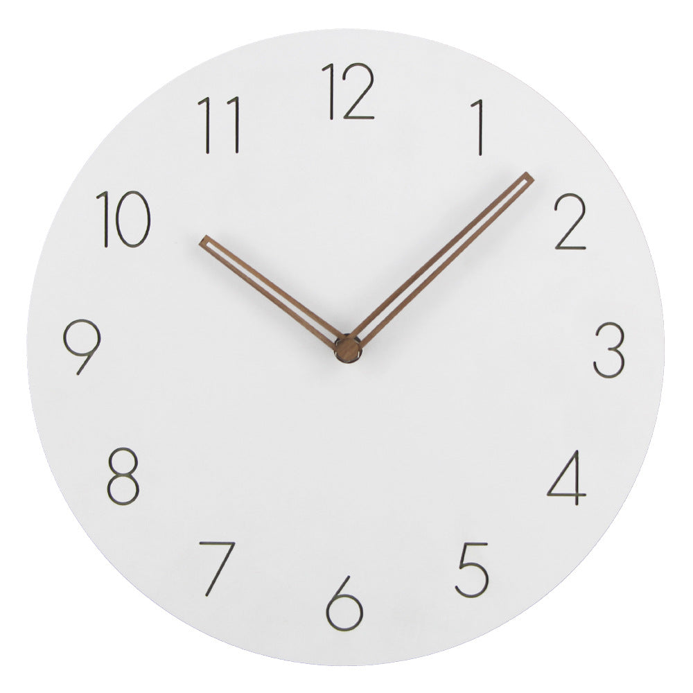 Nordic Minimalist | Modern Wall Clock with Silent Movement | Elegant Decor for Contemporary Homes