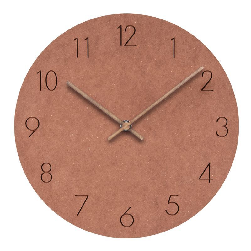 Nordic Minimalist | Modern Wall Clock with Silent Movement | Elegant Decor for Contemporary Homes