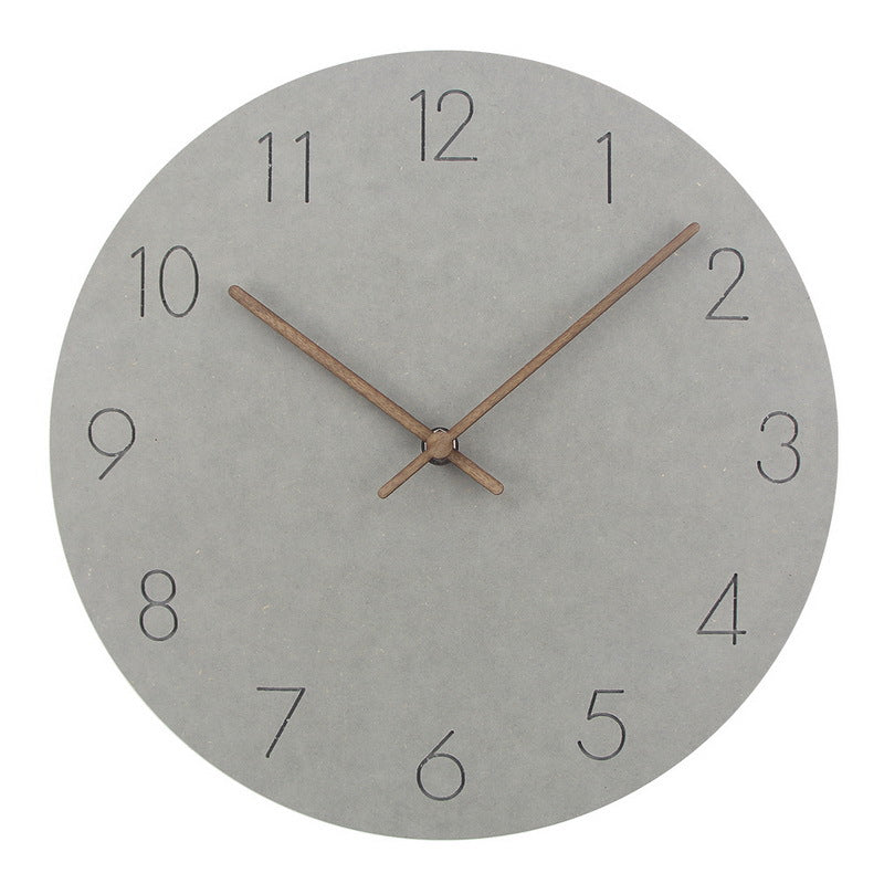 Nordic Minimalist | Modern Wall Clock with Silent Movement | Elegant Decor for Contemporary Homes