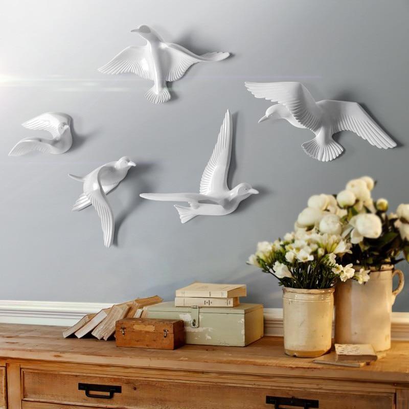 Seagull Wall Art | Nautical Wall Decor with Intricate Design | Elegant Accent for Tranquil Home Ambiance